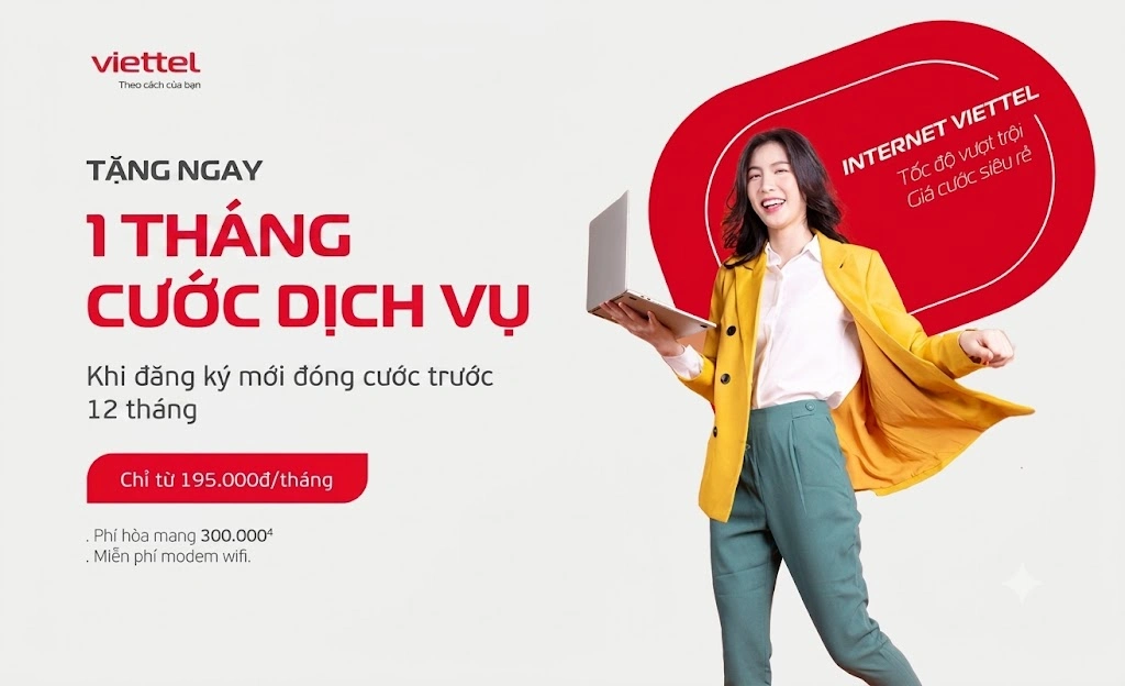 lắp internet viettel nhà cấp 4
