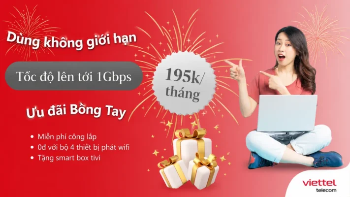 Lắp mạng Viettel 1Gbps